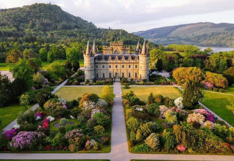 Inveraray Castle in Argyll, Scotland