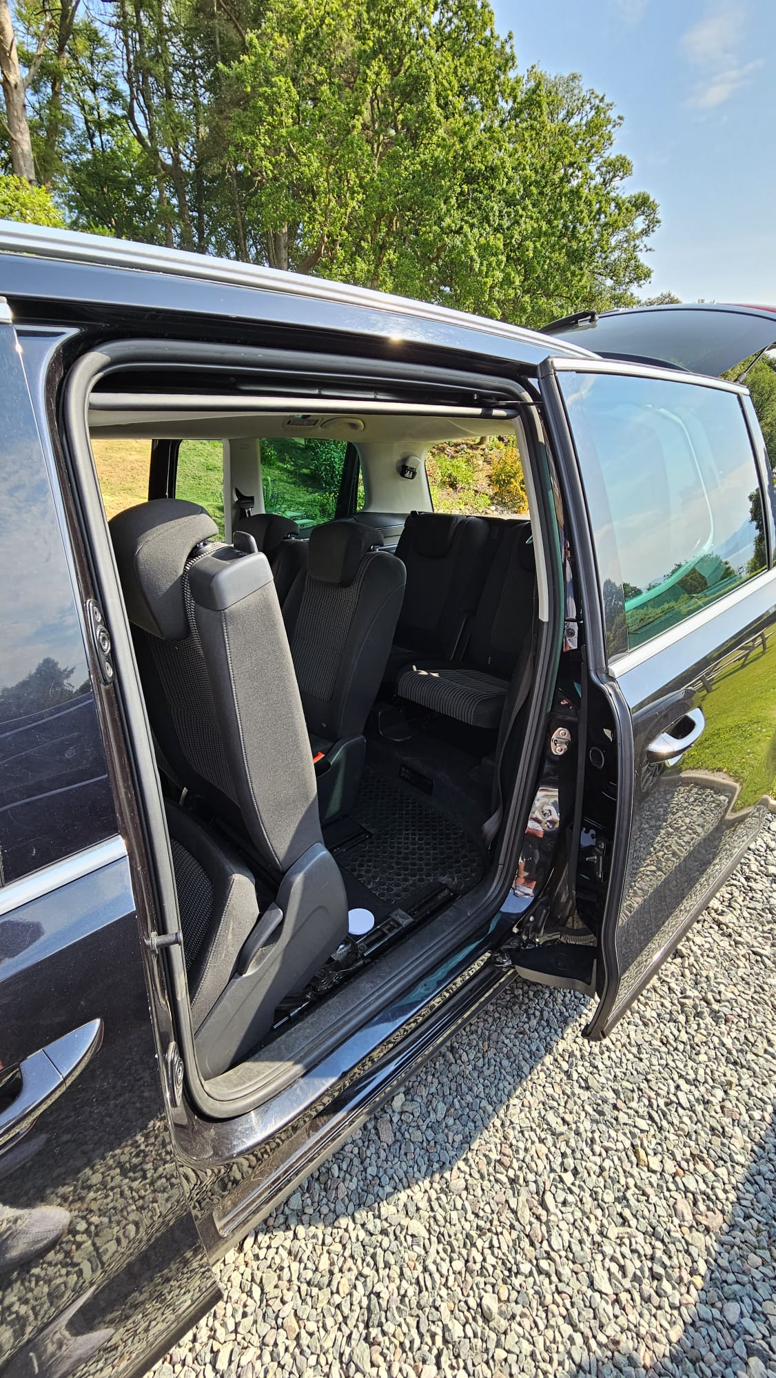 Typical MPV interior and seating layout