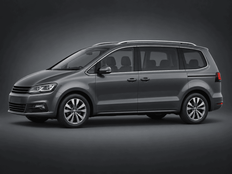 Black 6 seater MPV airport transfer vehicle
