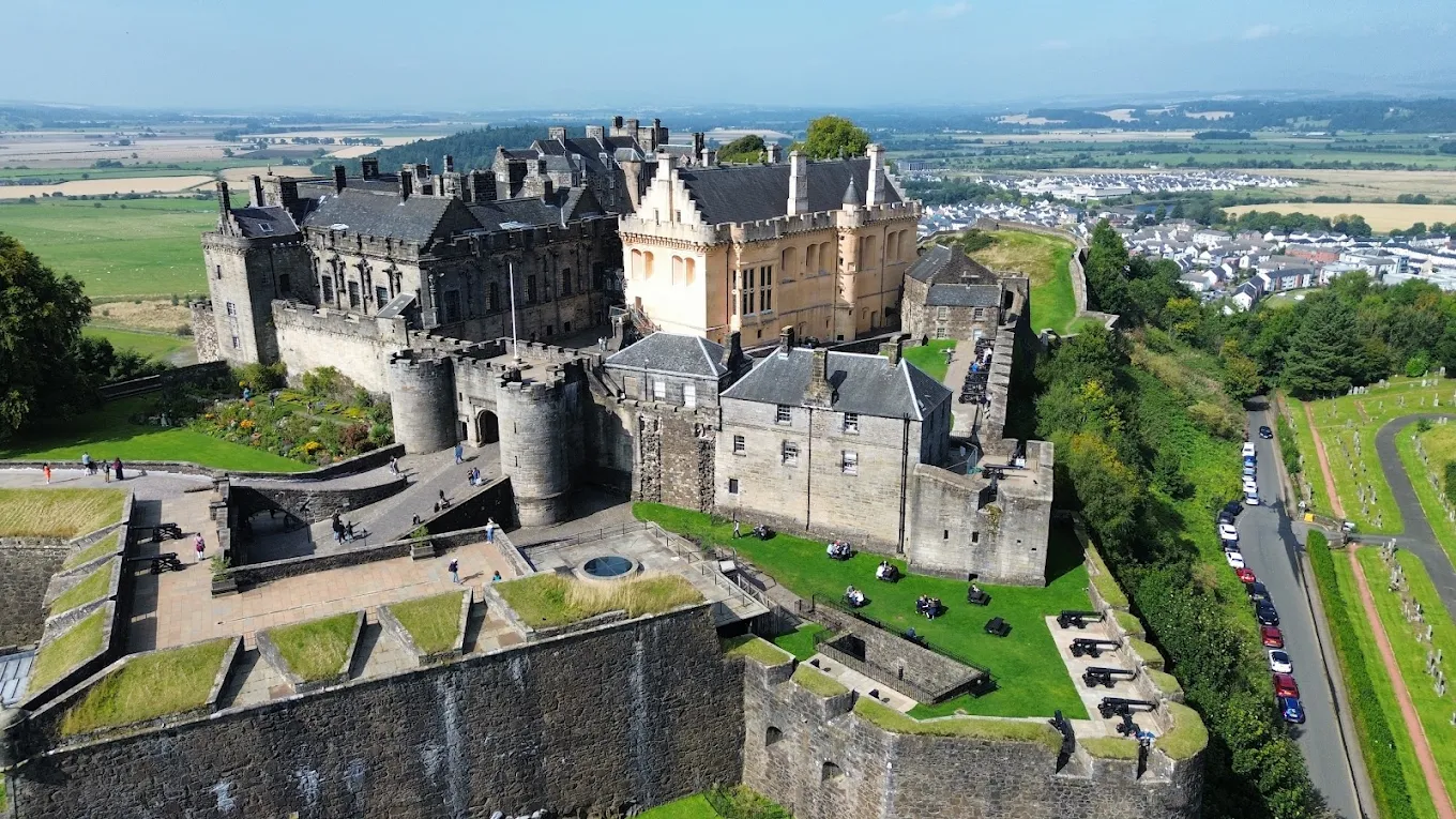 Stirling Castle, available as a separately arranged sightseeing stop