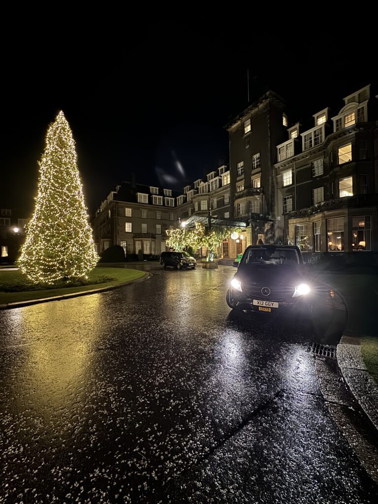 Mercedes Vito at Gleneagles Hotel and golf resort in Perthshire