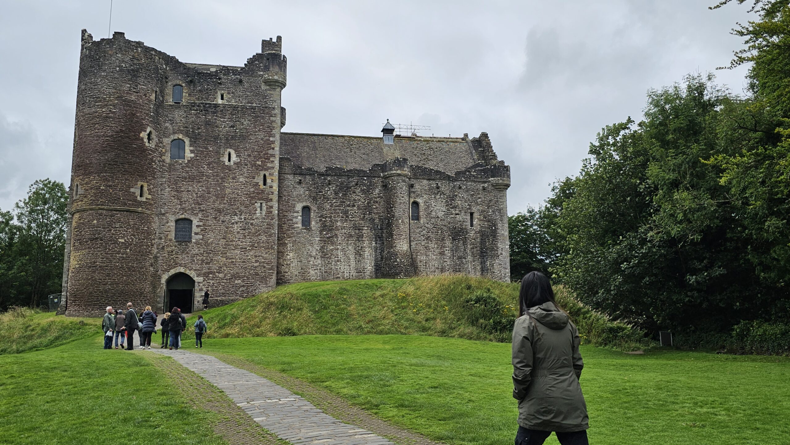 Doune Castle near Stirling, featured as Castle Leoch in Outlander