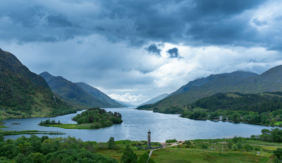 Loch Lomond and mountain scenery in Scotland